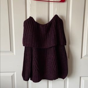 Off the shoulder sweater